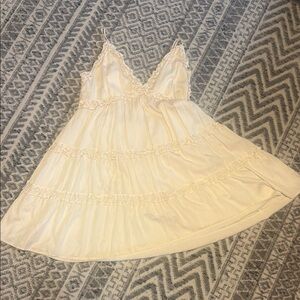 Peach Love California ruffle dress